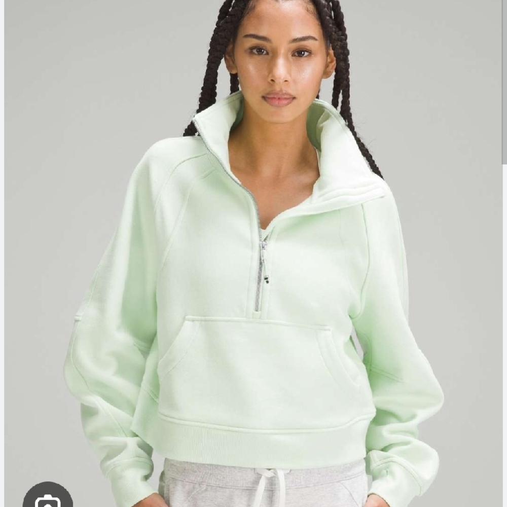 Lululemon Funnel Neck Scuba Kohlrabi
